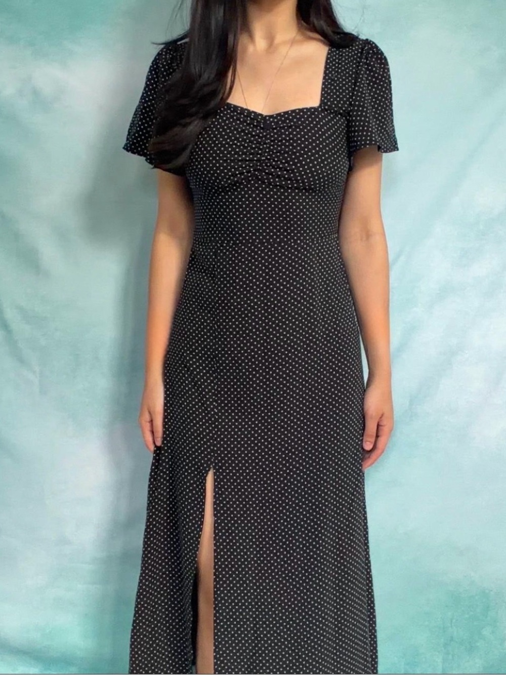 Zara Polka-Dot Maxi Dress